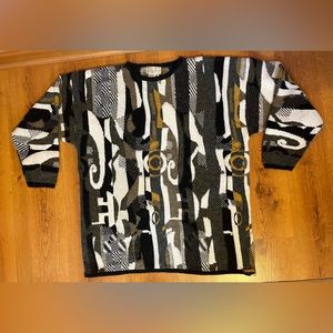 Vintage Sweater Justine Todd Pullover 80’s‎ Women’s 2X